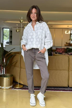Made in Italy Luxury Smooth Magic Trouser Mocha ++ 